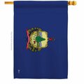 Guarderia 28 x 40 in. Vermont American State House Flag with Dbl-Sided Horizontal Decoration Banner Garden GU3916615